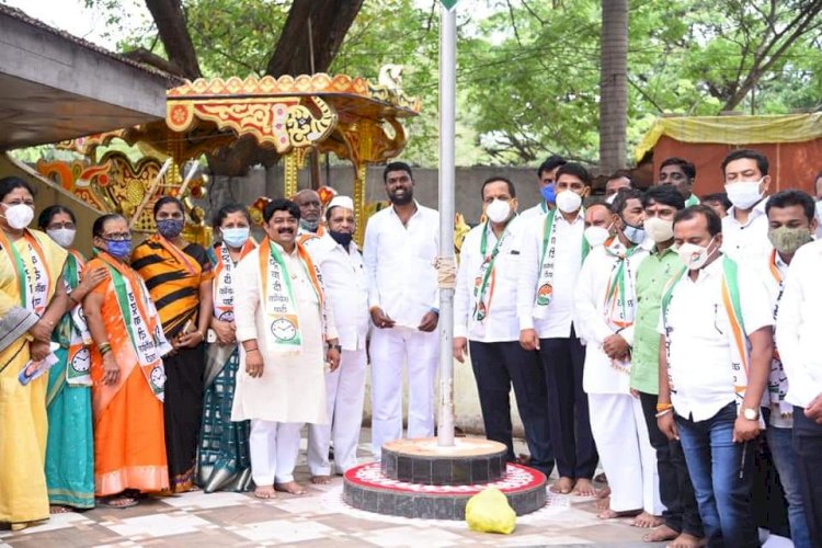 पंढरीत राष्ट्रवादी काँग्रेसचा २२ वा वर्धापन दिन विविध कार्यक्रमांनी उत्साहात संपंन्न