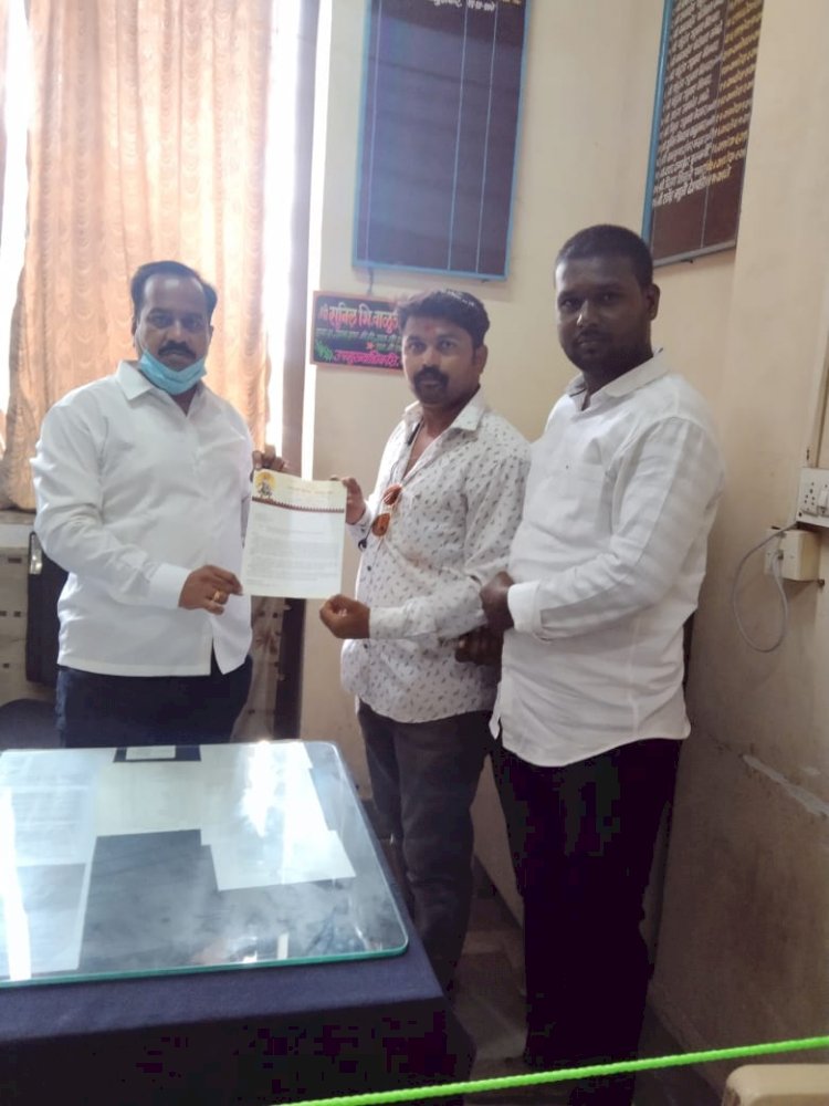 *पंढरपूरातील सरगम चौकात कर्मवीर औदुंबरआण्णा पाटील यांचा पुतळा उभारण्याची संभाजी  ब्रिगेडची मागणी*