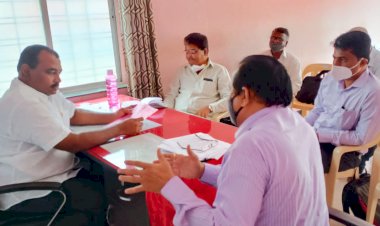 *आ. समाधान आवताडे यांनी भीमा पाटबंधारे अधिकाऱ्यांसमवेत घेतली आढावा बैठक*