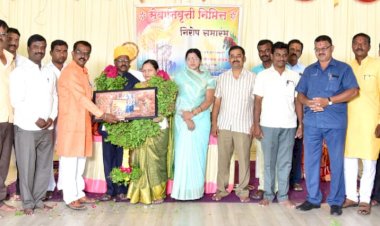 *करकंब मधिल आदर्श शिक्षक श्री सज्जन खडके यांचा सेवानिवृत्ती निमित्ताने सत्कार समारंभ संपन्न*