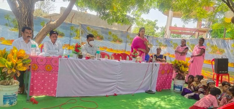 *बावी ता माढा येथे स्मार्ट अंगणवाडीचे  उद्घाटन.*