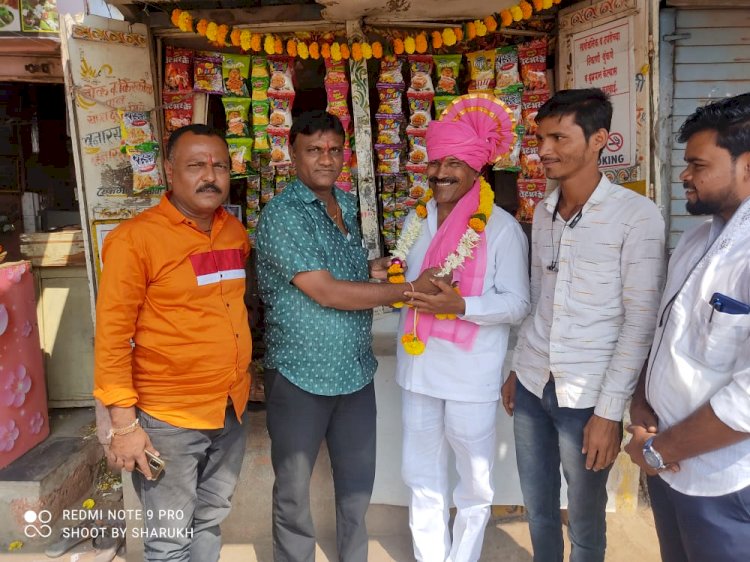 *करकंब येथे जनहित शेतकरी संघटनेचे संस्थापक अध्यक्ष प्रभाकर भैया देशमुख यांचा सन्मान व सत्कार*