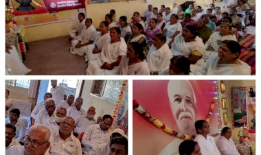 *प्रजापिता ब्रह्माकुमारी ईश्वरीय विश्वविद्यालय द्वारे संघटित रुपात युक्रेनमध्ये शांती स्थापन करण्यासाठी सर्वांना सुरक्षित राहण्यासाठी ध्यान साधना संपन्न झाली*.