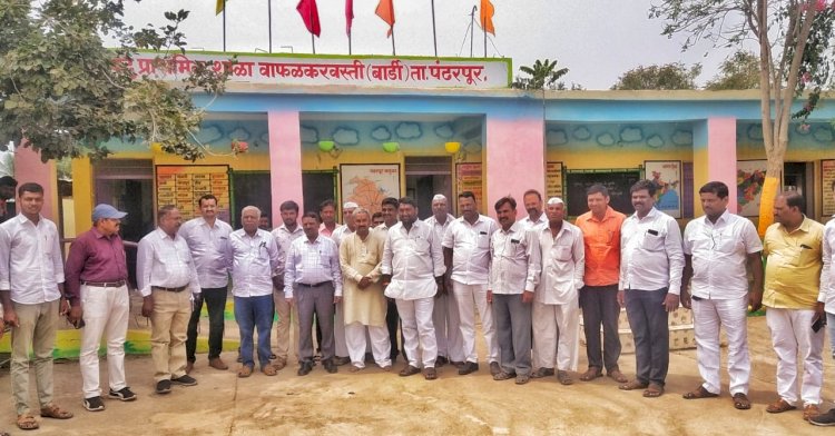 *जिल्हा परिषद प्राथमिक शाळा वाफळकरवस्ती शाळेला जिल्हा कृषी अधिकारी यांची भेट*