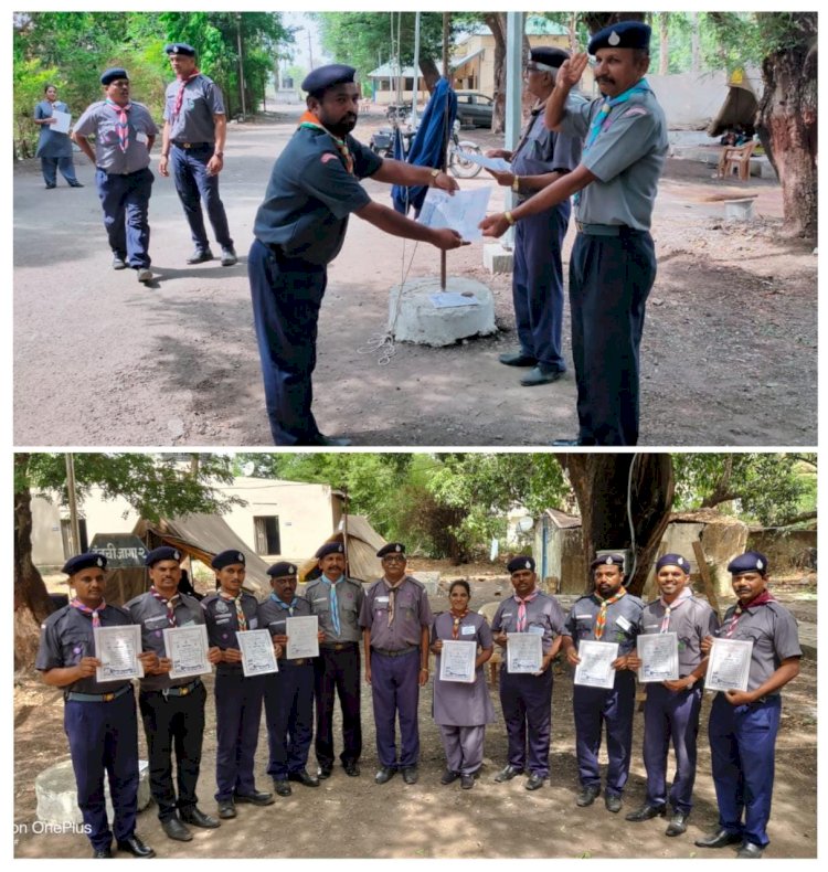 *महाराष्ट्र राज्य भारत स्काऊट आणि गाईड कार्यालय मुंबई यांच्या वतीने राज्य प्रशिक्षण केंद्र भोर जिल्हा पुणे येथे आयोजित प्रशिक्षण संपन्न*