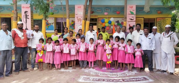 *जिल्हा परिषद प्राथमिक शाळा वाफळकरवस्ती (बार्डी) येथे प्रवेशोत्सव उत्साहात साजरा* 