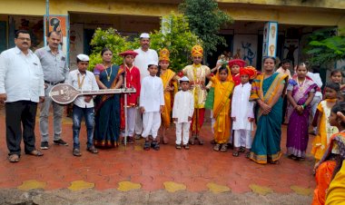 *जि. प. प्रा. शाळा कान्हापुरी येथे पालखी दिंडी सोहळा उत्साहात साजरा*