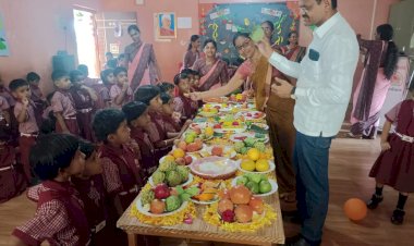 *एस.पी.स्कूलमध्ये फ्रुट डे उत्साहामध्ये संपन्न*