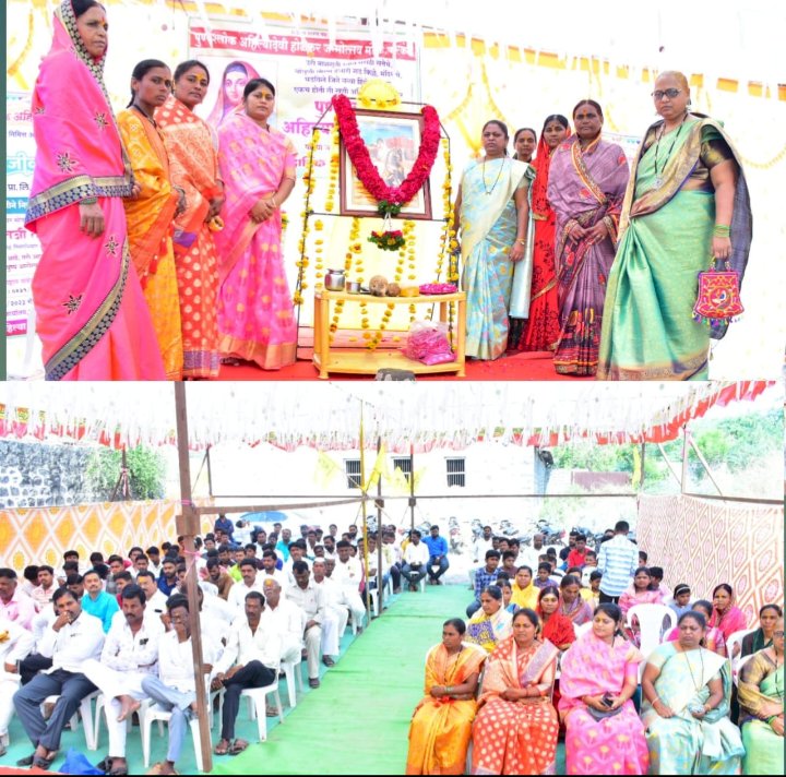 *करकंब येथे पुण्यश्लोक राजमाता अहिल्यादेवी होळकर यांची २९८वी जयंती  विविध सामाजिक उपक्रमांनी साजरी....!*