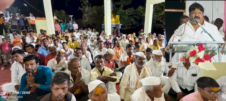 *उत्तर सोलापूरच्या शिवसेनेत एकमत*  *कळमण येथील जनसंवाद मेळाव्यात राजाभाऊ खरे यांच्या उमेदवारीवर शिक्कामोर्तब*