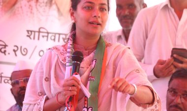 *भाजपमुळे लोकशाहीला दृष्ट लागली* -  *आमदार प्रणिती शिंदे यांची हुलजांती येथील प्रचार सभेत भाजपवर टीका*