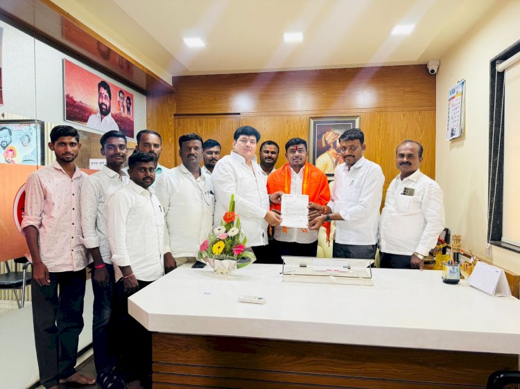 *शिवसेना विद्यार्थी संघटनेच्या जिल्हा प्रमुखपदी प्रितेश दिघे यांची निवड*  