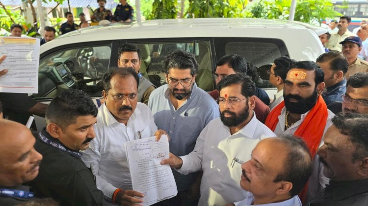 *पंढरीतील मराठा भवन भूमिपूजनचे  निमंत्रण मुख्यमंत्र्यांनी स्वीकारले*   *शिवसेनेचे संपर्कप्रमुख महेश साठे यांची माहिती*