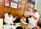 *प्रदेशाध्यक्ष जयंतराव पाटील यांची प्रदेशाध्यक्ष नागेश फाटे यांच्या  कार्यालयास सदिच्छा भेट*