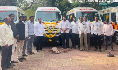 *सांगोला तालुक्यातील सहा प्राथमिक आरोग्य केंद्रासाठी नवीन सहा रुग्णवाहिका*   *गरोदर महिला, अपघात ग्रस्त, सर्वसामान्य रुग्णांना तातडीने उपचारासाठी मदत मिळणार*    *माजी आमदार शहाजीबापू पाटील यांच्या मागणीला यश*