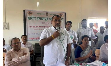 आठ दिवसात पिक विमा संदर्भातील सर्व तक्रारींचा निपटारा करा*   *आ .समाधान अवताडे यांचा विमा कंपनीच्या अधिकाऱ्यांना सक्त सूचना*