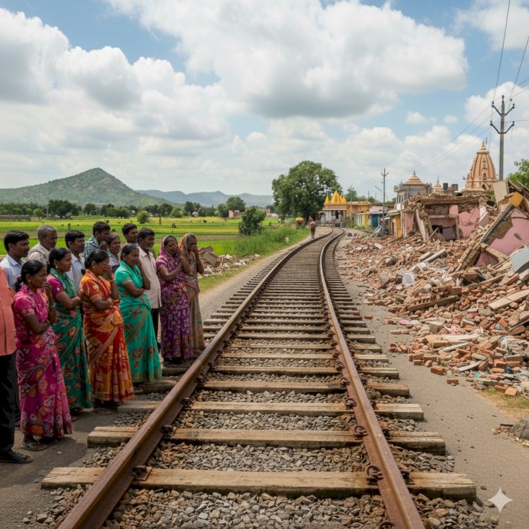 फलटण–पंढरपूर प्रस्तावित १०४ कि.मी. लांबीच्या रेल्वे मार्गास स्थानिक रहिवाश्यांच्या प्रखर विरोध