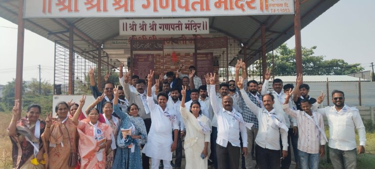 *अपक्ष उमेदवार विक्रांत आसबे यांची  दुसरी फेरी सुरू*   *प्रभाग  12 मधून होम टू होम प्रचार जोरात* 