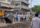 *अपघातातून सावरल्यानंतर मनसे नेते दिलीप धोत्रे पुन्हा जनसेवेसाठी मैदानात*  *बापूंच्या विकासकामांच्या पाहणीने जनसेवेला नवीन सुरुवात*