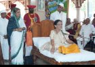 *जीवनाचा अर्थ उलगडणारी वारी एकदातरी करावी*  *ह.भ.प. भगवतीताई दांडेकर यांचे प्रतिपादन*;  *विश्वशांती गुरुकुल, वाखरी येथे प्रवचन*