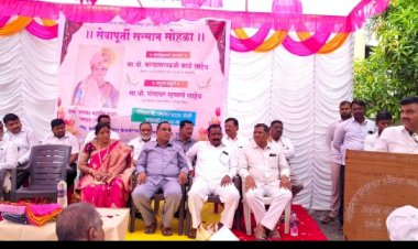 *केसकरवाडी येथे सौ. अलका गुजरे-जमदाडे यांचा सेवापूर्ती सत्कार उत्साहात