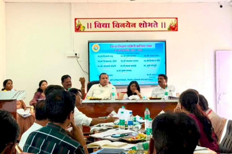 *शिक्षण समितीच्या बैठकीत  गणवेश अनुदानवाढ, शाळांच्या गुणवत्तेसाठी महत्त्वपूर्ण निर्णय,भरारी पथकाची घोषणा*  *शेळकेवाडी(शिवणे ) जि. प. शाळा पॅटर्न जिल्हाभर राबविणार असल्याची सभापती चेतनसिंह केदार सावंत यांची घोषणा*