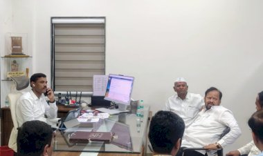 *सांगोला तालुक्यातील बळीराजाच्या हक्काच्या पाण्यासाठी  ढाण्या वाघाचा पुढाकार*   *पाणीप्रश्न सोडविण्यासाठी  माजी आ.शहाजीबापू पाटील प्रशासकीय यंत्रणेला सूचना*