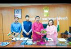 आ.अभिजीत पाटील यांची प्रशासनासमोर विविध समस्या सोडवण्यासाठी धडप  *सोलापूर येथे पुणे विभागीय आयुक्त शीतल तेली-उगले मॅडम व सोलापूर जिल्हाधिकारी यांची घेतली भेट*