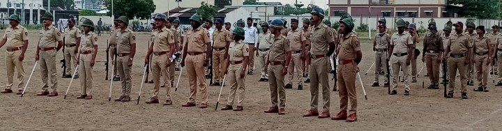 *पंढरीत गणेशोत्सवाच्या पार्श्वभूमीवर  पोलिस प्रशासनाचे मॉकड्रिल*