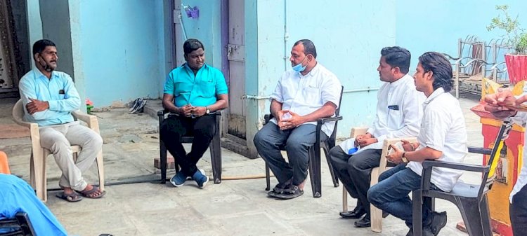 आ.समाधान आवताडे यांची नाईकनवरे परिवारास सांत्वनपर भेट*
