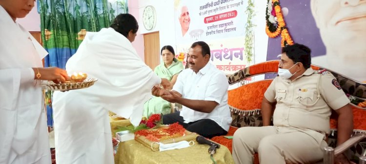 *आमदार समाधान दादा आवताडे यांच्या उपस्थितीत प्रजापिता ब्रह्मकुमारी संस्थे मध्ये रक्षाबंधन कार्यक्रम संपन्न.*
