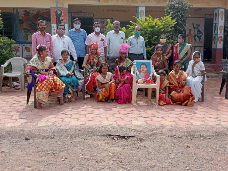 . कान्हापुरी येथे क्रांतीज्योती सावित्रीबाई फुले यांची जयंती मोठ्या उत्साहात साजरी *