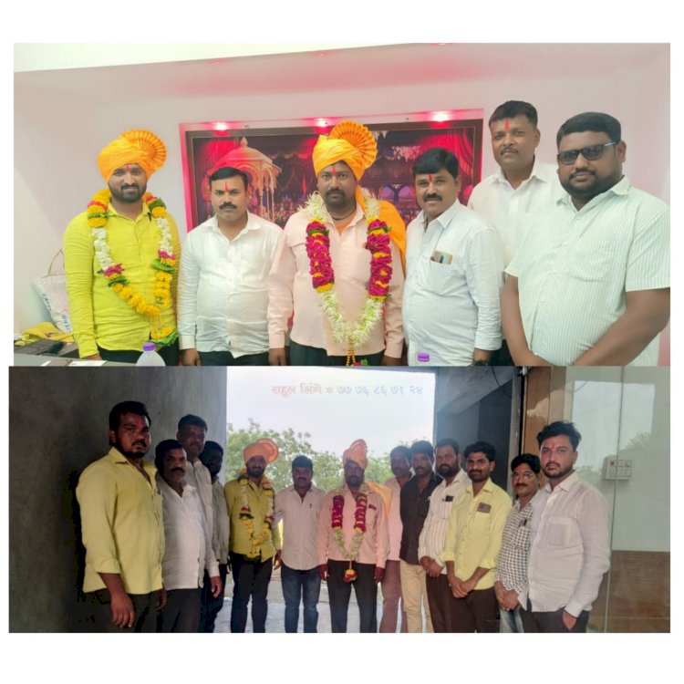 *सोसायटी प्रमाणेच करकंब ग्रामपंचायत निवडणूक बिनविरोध व्हावी-अमोल दादा शेळके* *करकंब नंबर 3 नूतन युवा संचालक यांचा सन्मान व सत्कार....!* *युवा संचालक यांना मिळणार का चेअरमन पदाची संधी....?