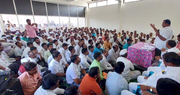 *मंगळवेढा बाजार समिती निवडणूक जिंकण्यासाठी तयारीला लागा*- *आ. समाधान आवताडे यांच्या कार्यकर्ता बैठकीत केले आवाहन**