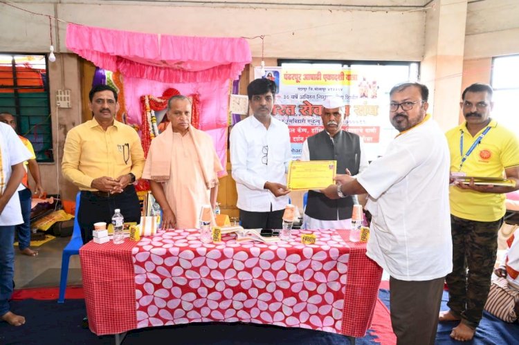 *भारत सेवाश्रम संघाच्या वैद्यकीय पथकाचे काम प्रेरणादायी :- व्यवस्थापक पुदलवाड *